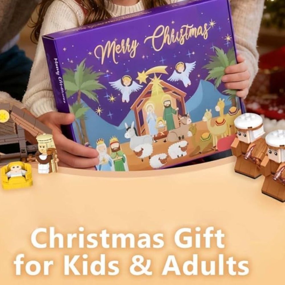 Nativity Building Blocks Advent Calendar, 24 Days of Nativity. New in Box!